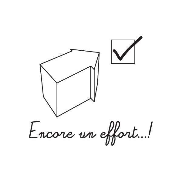 Tampon auto encreur réencrable Encore un effort