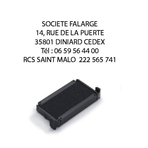 Empreinte + encreur tampon Printy Trodat Metal 5200