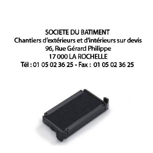 Empreinte + encreur tampon Printy Trodat Metal 5203