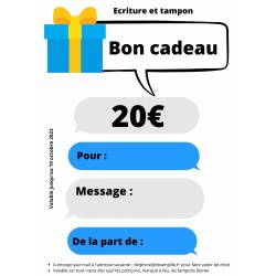 Bon cadeau de 20€