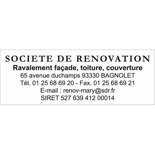 Empreinte seule Tampon printy trodat 4915 Empreinte seule Tampon printy trodat 4915