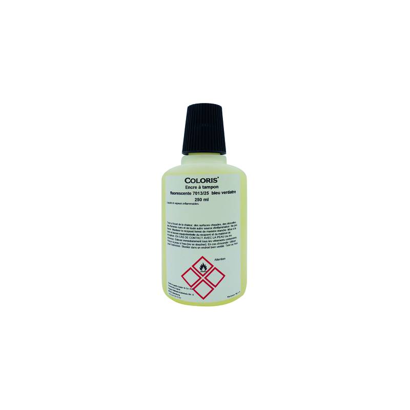 Bidon 250 ml encre fluorescente pour ultra-violet