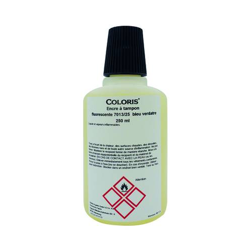 Bidon 250 ml encre fluorescente pour ultra-violet Bidon 250 ml encre fluorescente pour ultra-violet