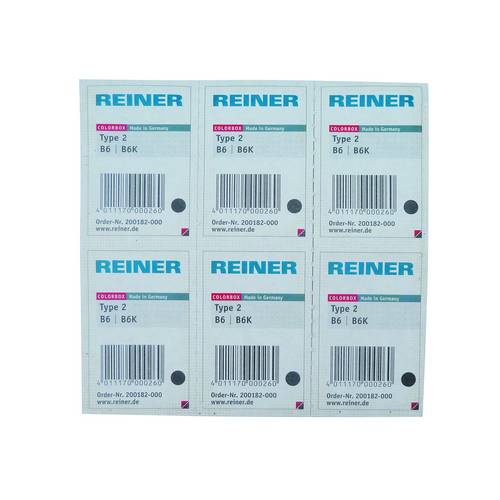 Pack de 6 cassettes encrées Reiner Type 2 Pack de 6 cassettes encrées Reiner Type 2