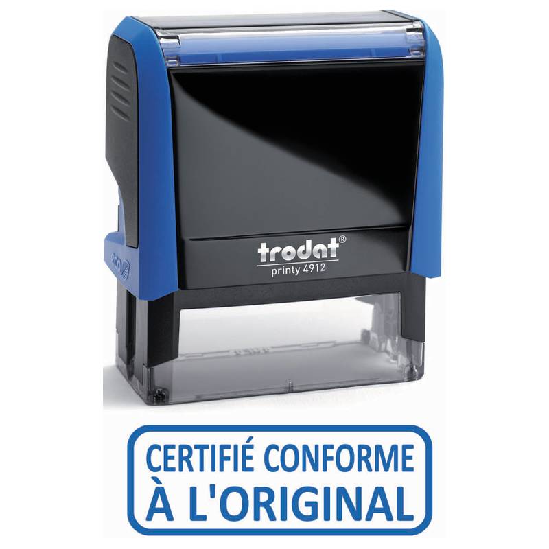 tampon CERTIFIE CONFORME A L ORIGINAL standard automatique