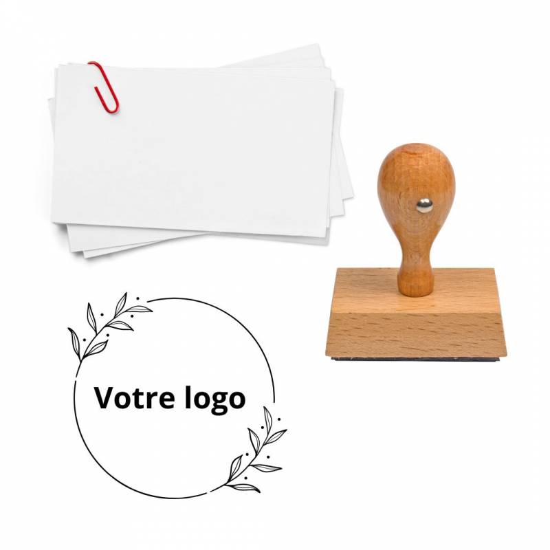 tampon-papier-logo-dessin-personnalise-en-bois