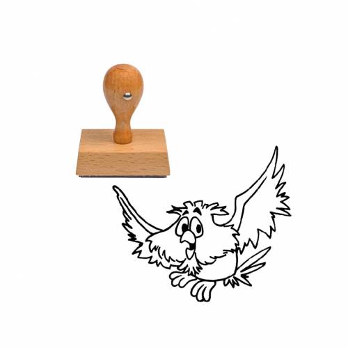 Tampon animaux hiboux en bois Tampon animaux hiboux en bois
