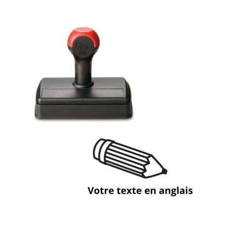 Tampon encreur enseignant à personnaliser en anglais Shiny Tampon encreur enseignant à personnaliser en anglais Shiny