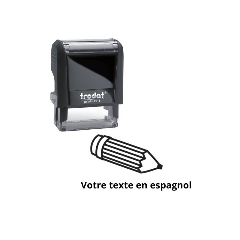 Tampon encreur enseignant à personnaliser en espagnol Trodat