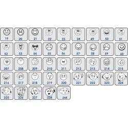 Tampon smiley à personnaliser