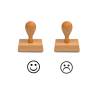 Tampon smiley content pas content n°21 et n°20