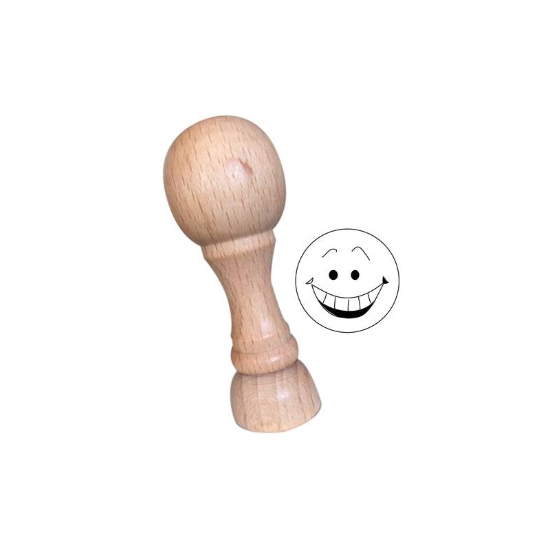 Tampon smiley content n°216