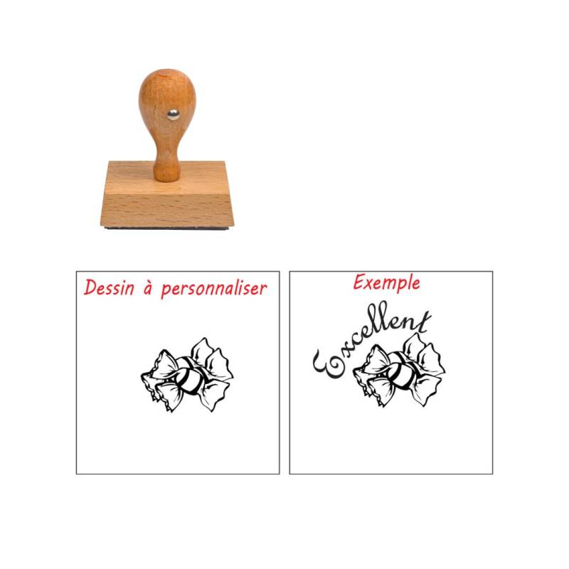 Tampon enseignant bonbon à personnaliser n°35