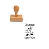 Tampon enseignant courage continue souris n°86