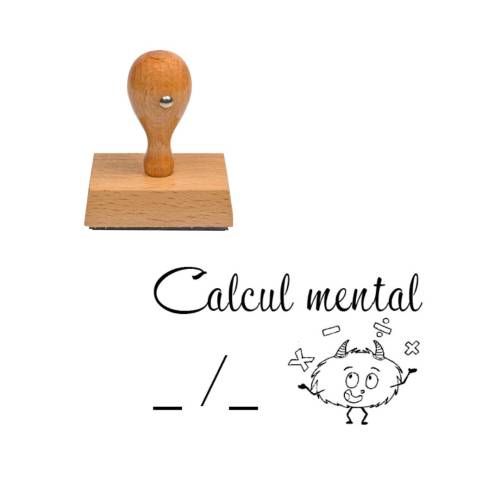 Tampon enseignant calcul mental n°250 Tampon enseignant calcul mental n°250