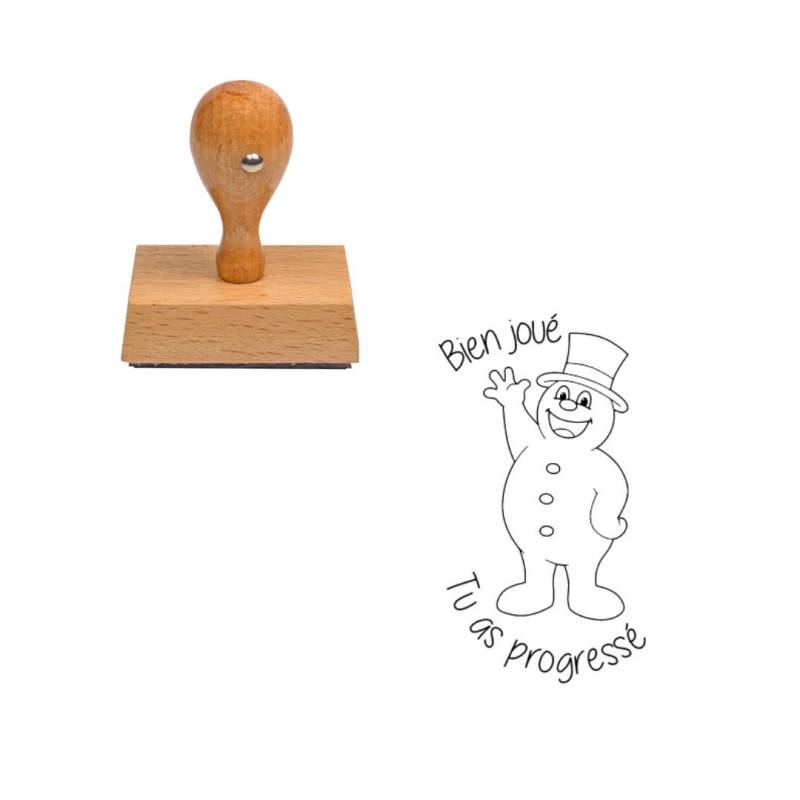 Tampon enseignant Bien joué, tu as progressé n°36