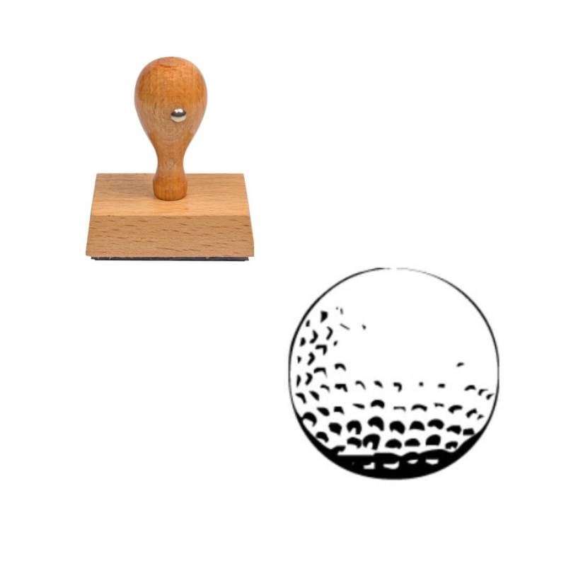 Tampon sport balle de golf en bois