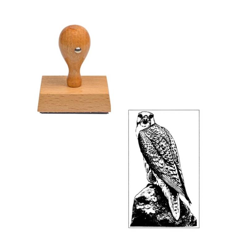 Tampon gravure ancienne tableau d'un aigle