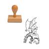 Tampon animaux Dragon Arakys en bois