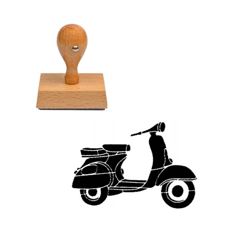 Tampon Scooter en bois