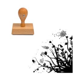 Tampon fleur au vent