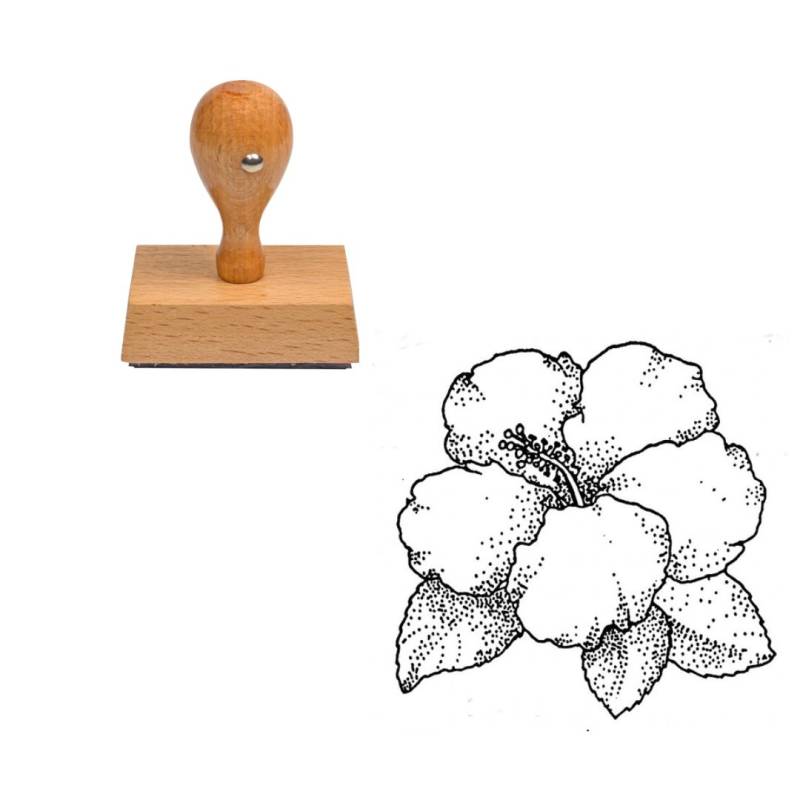 Tampon fleur hibiscus