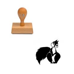 Tampon animaux Ecureuil en bois