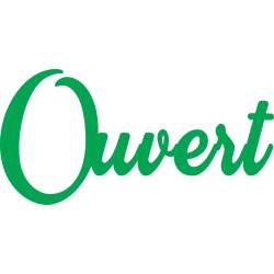Plaque Ouvert