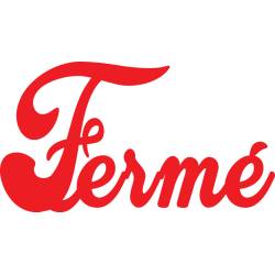 Plaque Fermé