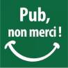 Plaque Pub non merci
