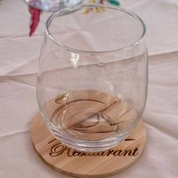 Sous verre en bois