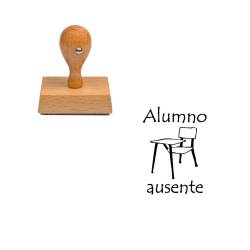 Tampon espagnol Alumno ausente