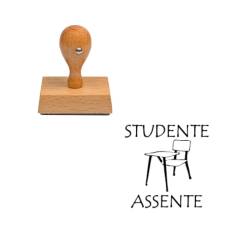 Tampon italien Studente assente