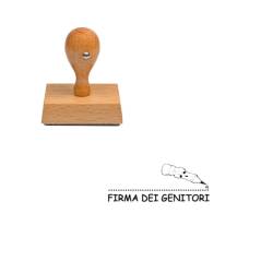 Tampon italien Firma dei genitori