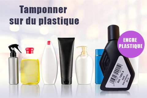 Tamponner sur du plastique